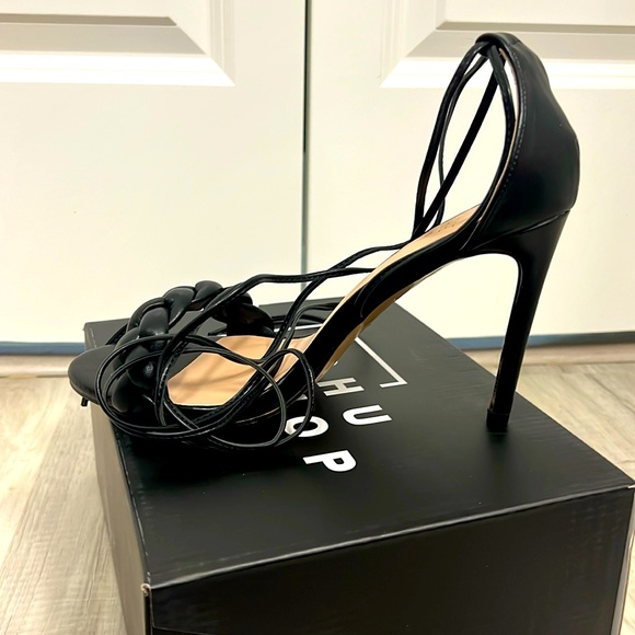 Brand New Shu Shop Flavia Black Strappy Heels - Picture 1 of 5
